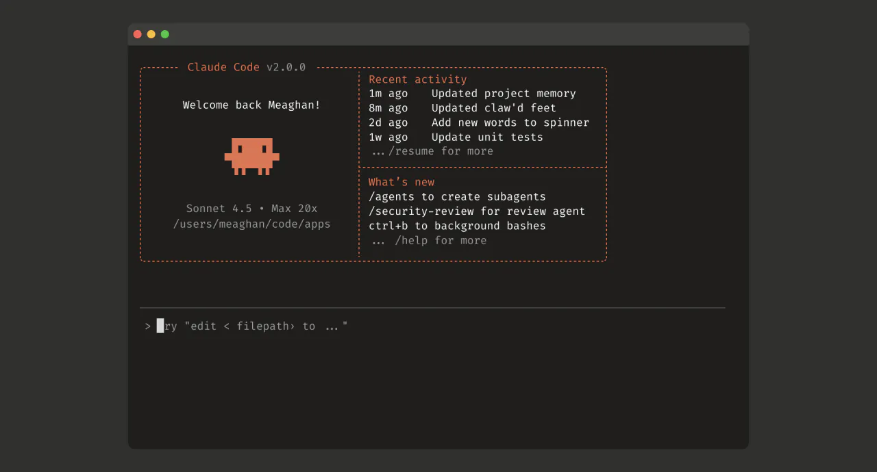 Claude Code terminal interface showing project memory updates and slash commands