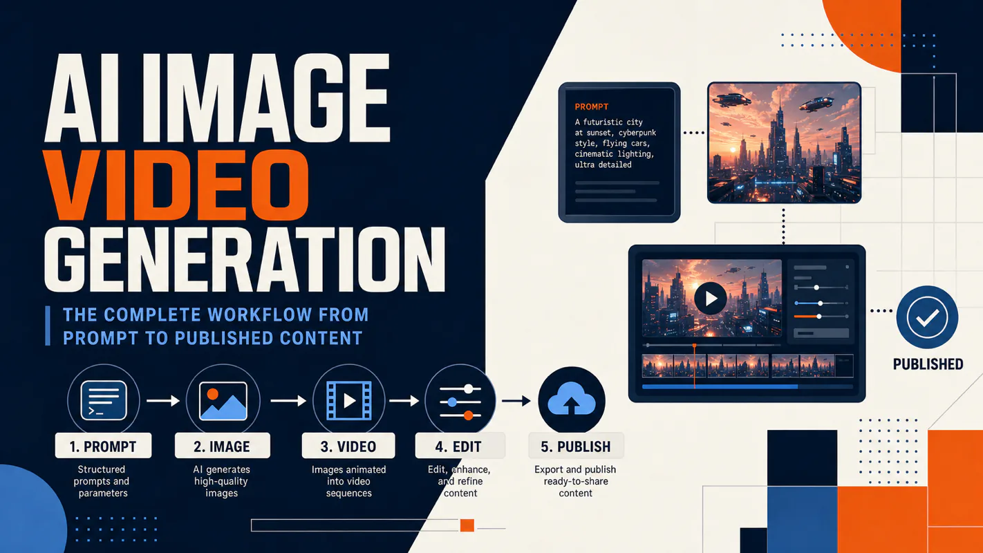 AI Image Video Generation: The Complete Workflow From Prompt to Published Content technical illustration for AI Workflow Pro readers