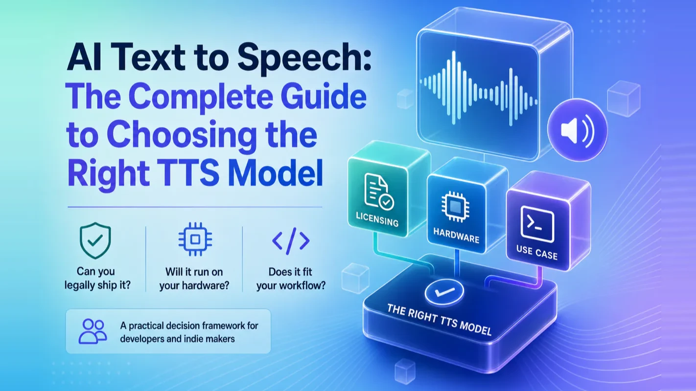 AI Text to Speech: The Complete Guide to Choosing the Right TTS Model technical illustration for AI Workflow Pro readers