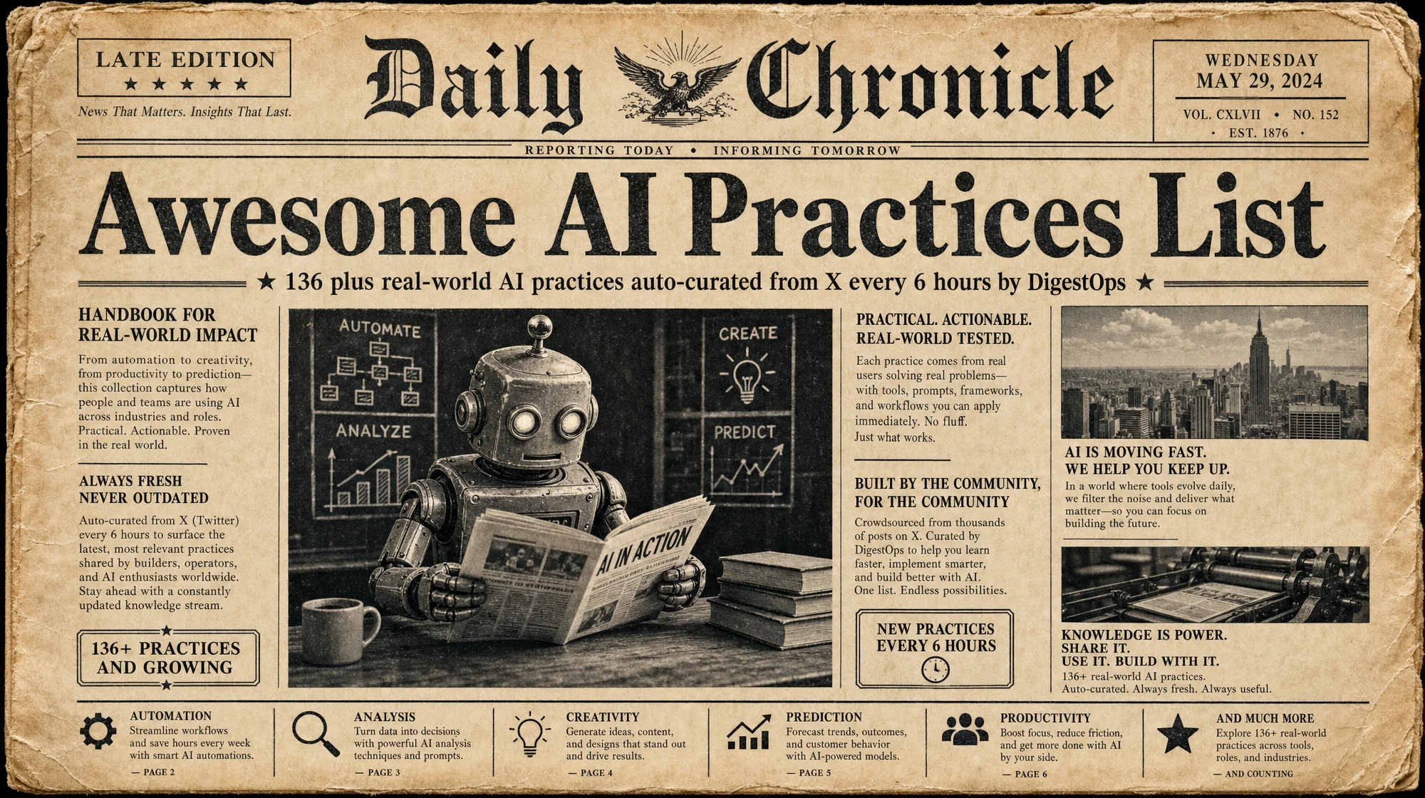 AI best practices auto-curated from X with source attribution and reusable takeaways