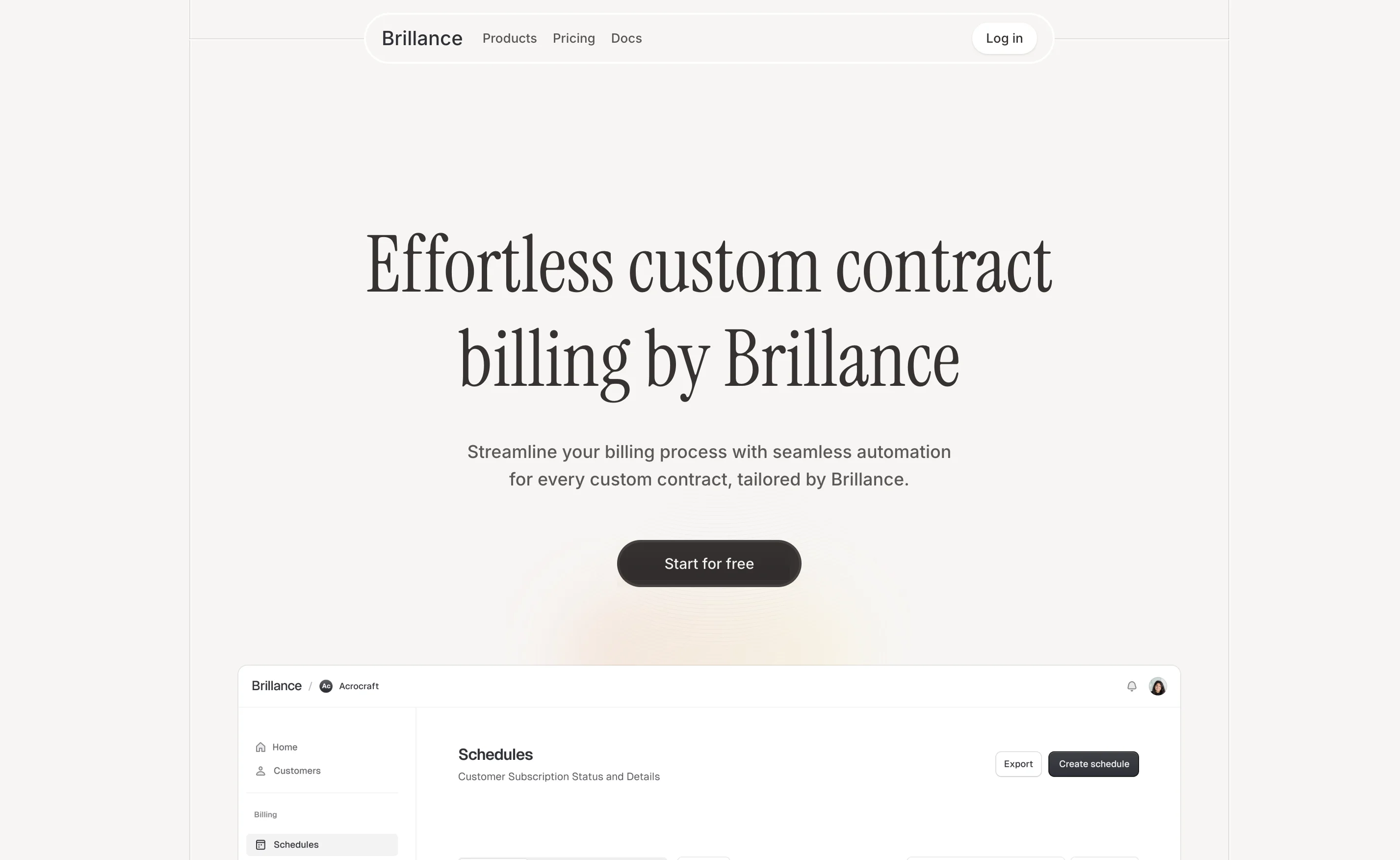 A clean SaaS landing page generated by v0, showing a hero section, feature grid, and pricing cards — a typical prompt-to-code output