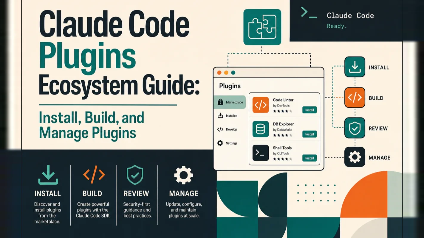 Claude Code Plugins Ecosystem Guide: Install, Build, and Manage Plugins technical illustration for AI Workflow Pro readers