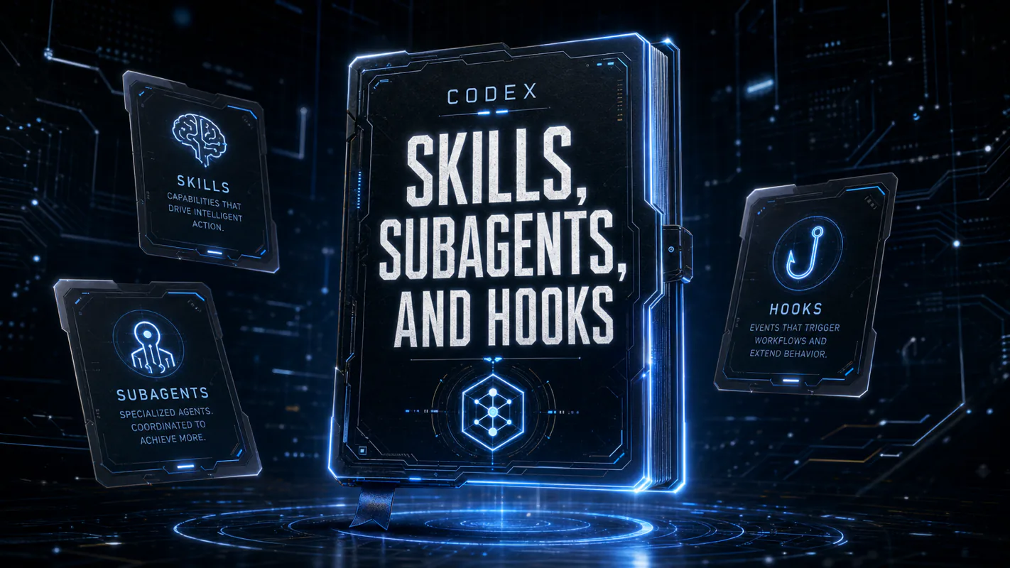 Codex Skills, Subagents, and Hooks: Which Advanced Feature Should You Learn First? technical illustration for AI Workflow Pro readers