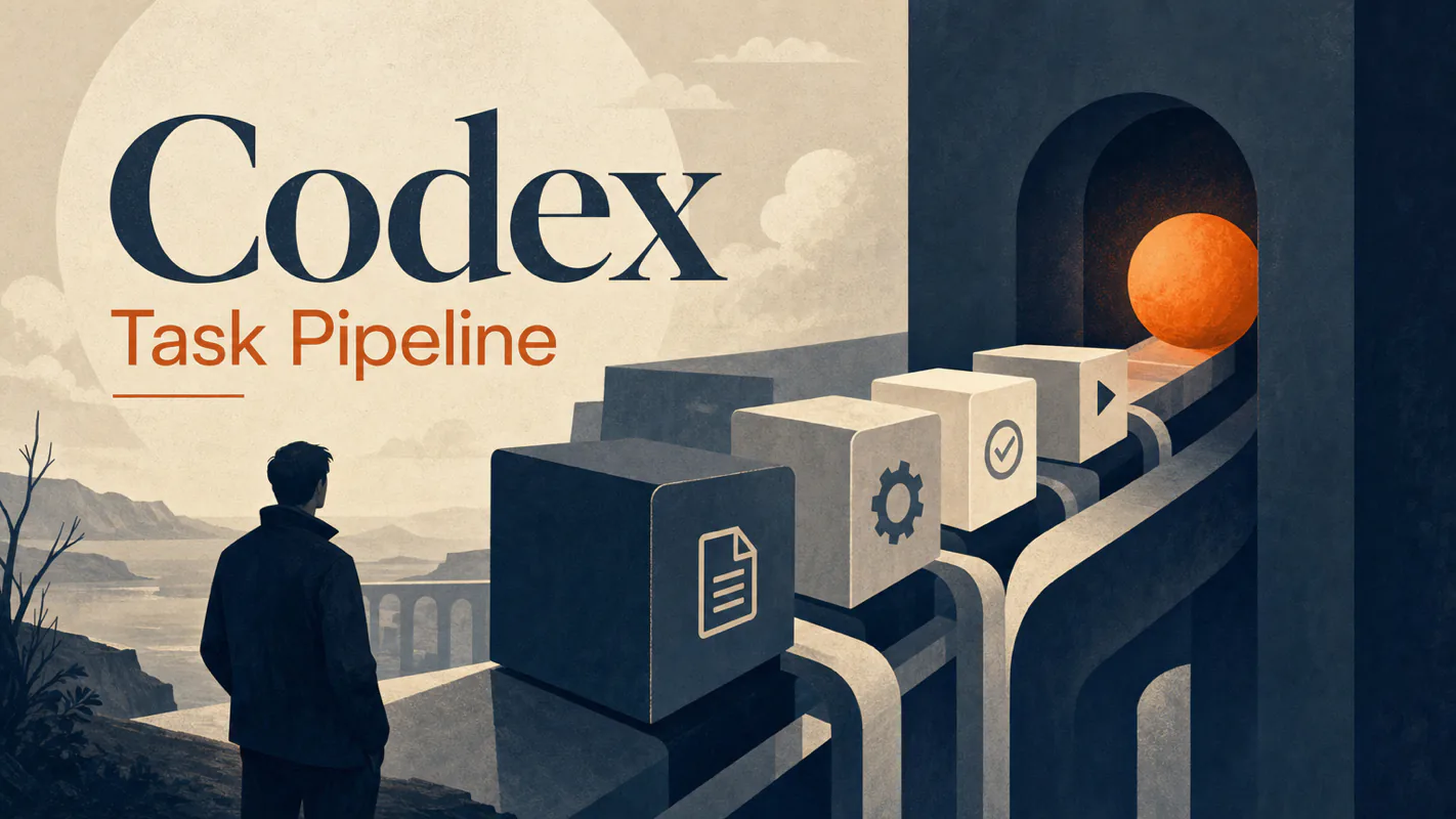Codex Task Pipeline: A 7-Step Workflow That Stops Your AI Agent from Going Off the Rails technical illustration for AI Workflow Pro readers