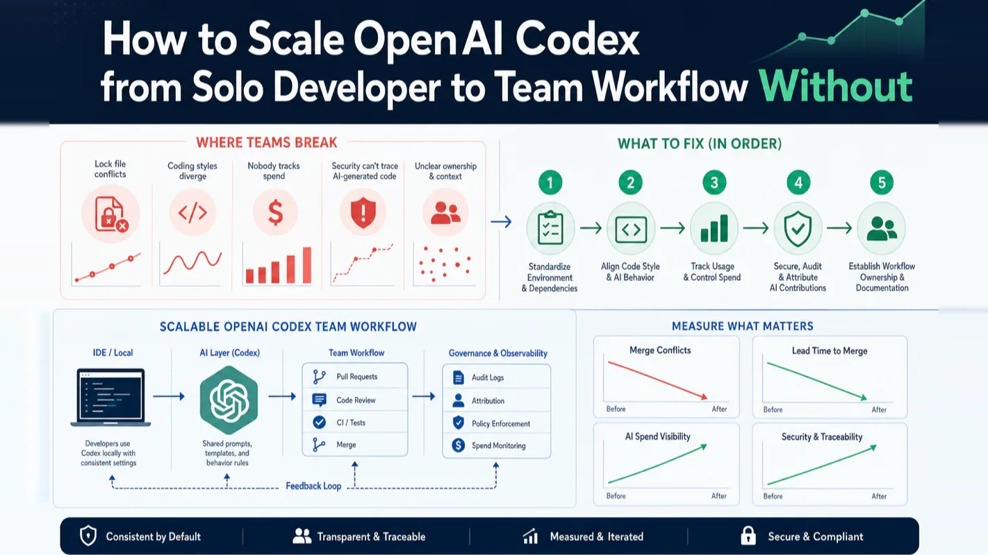 How to Scale OpenAI Codex from Solo Developer to Team Workflow Without Breaking Everything technical illustration for AI Workflow Pro readers