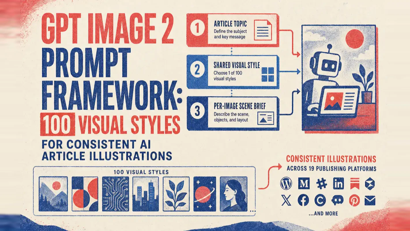 GPT Image 2 prompt framework with 100 risograph styles and three prompt layers