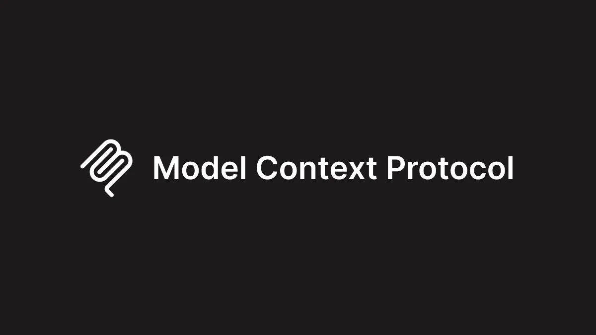 Official Model Context Protocol logo on a dark background