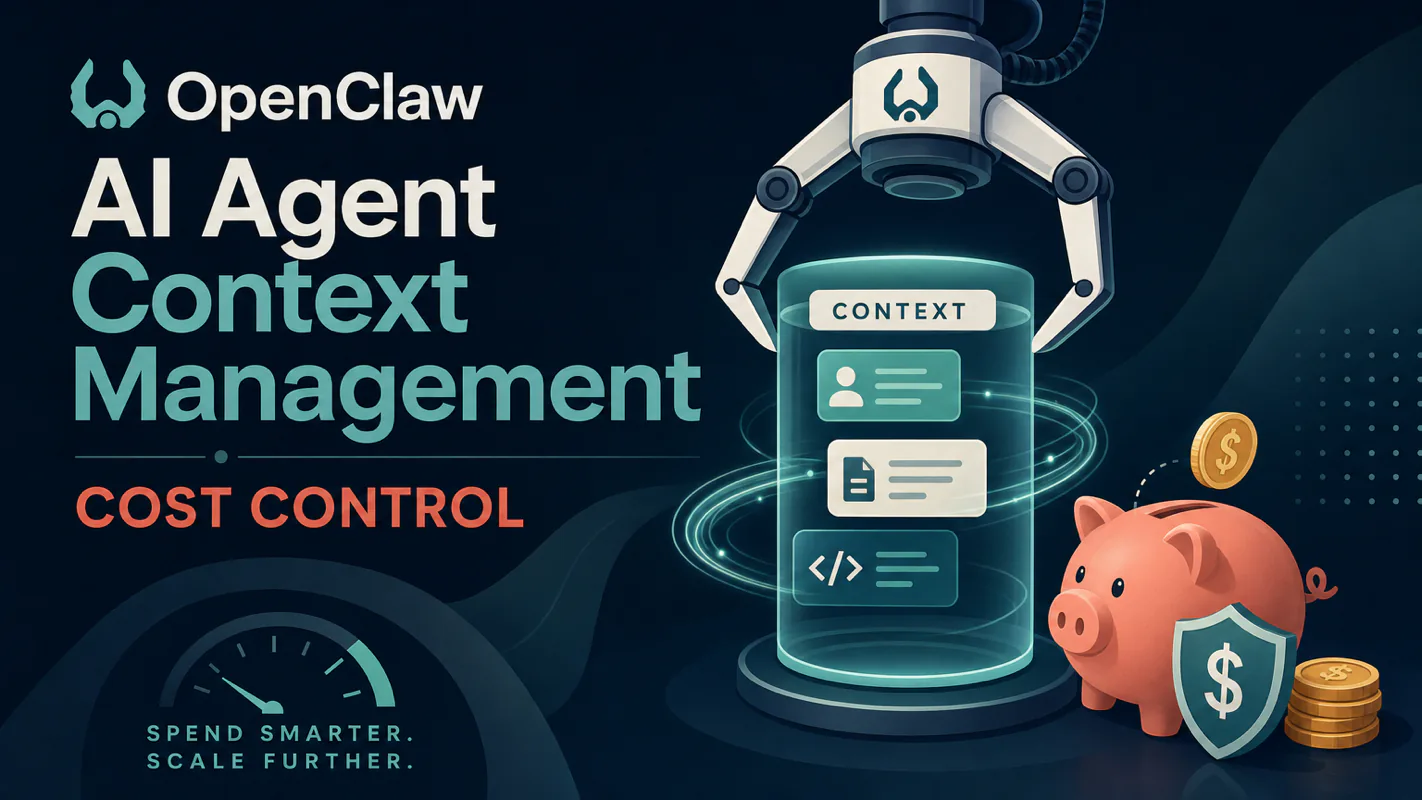 OpenClaw AI Agent Context Management: Cost Control technical illustration for AI Workflow Pro readers