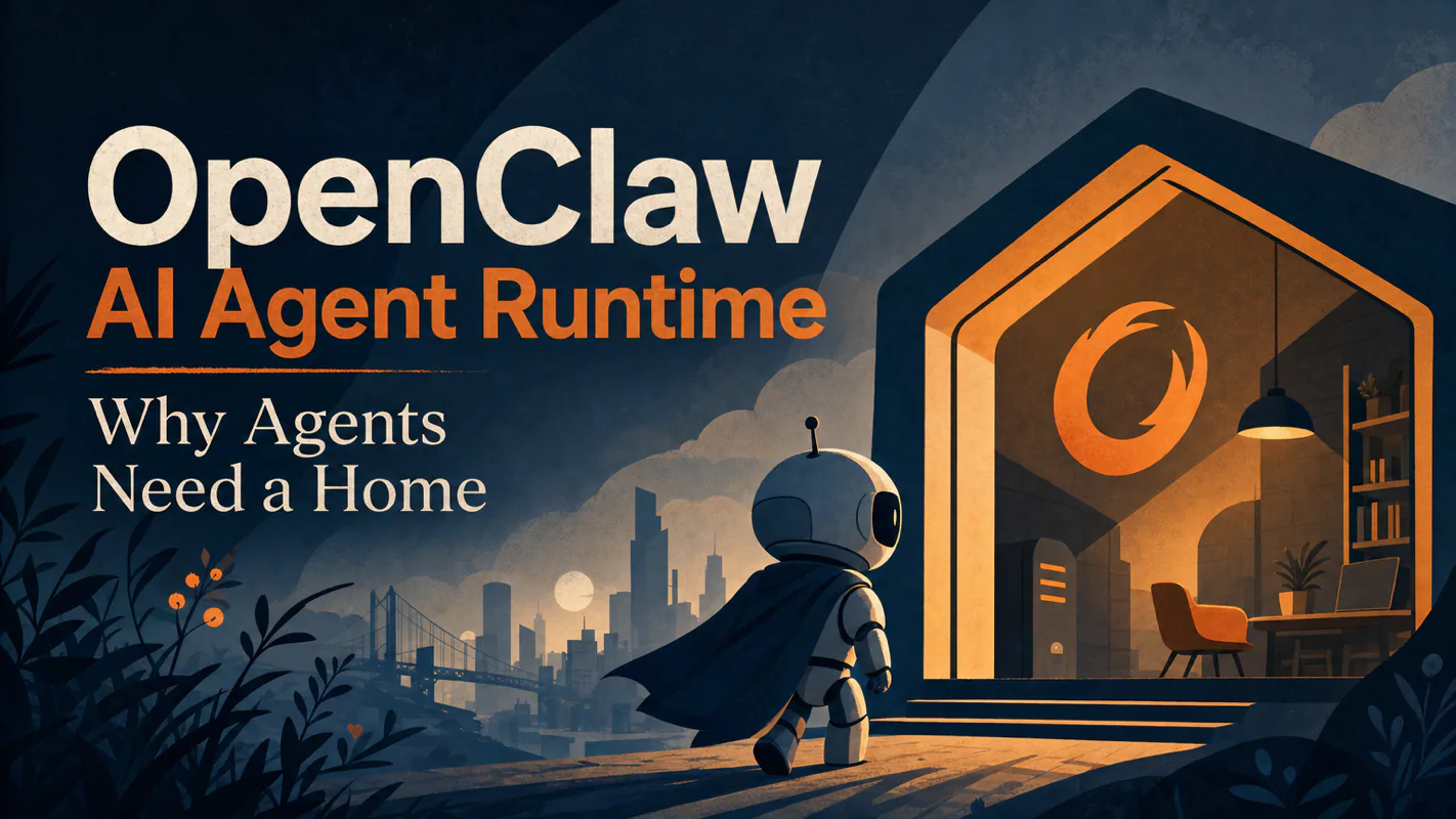 OpenClaw AI Agent Runtime: Why Agents Need a Home technical illustration for AI Workflow Pro readers
