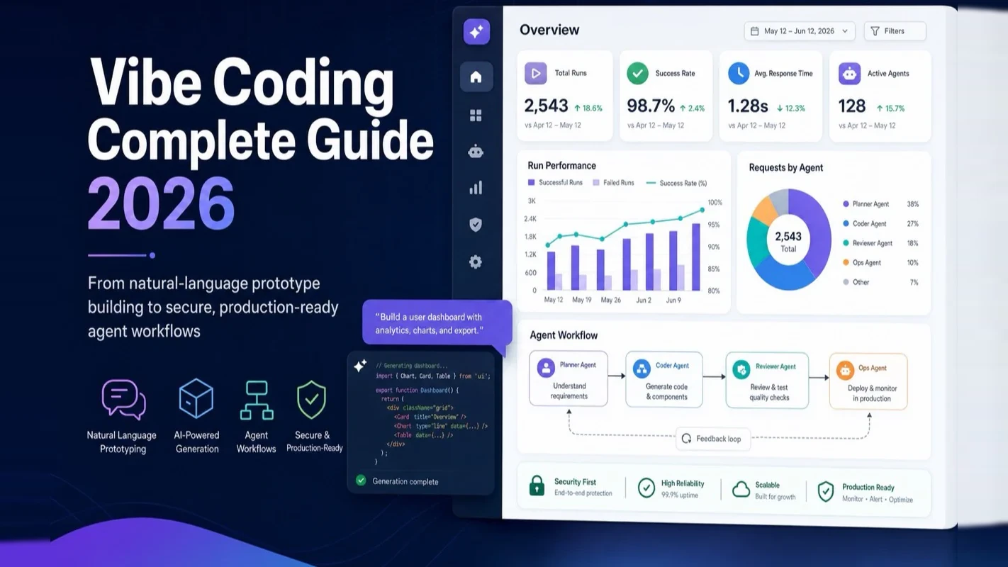 Vibe coding dashboard from prompts to secure production agent workflows