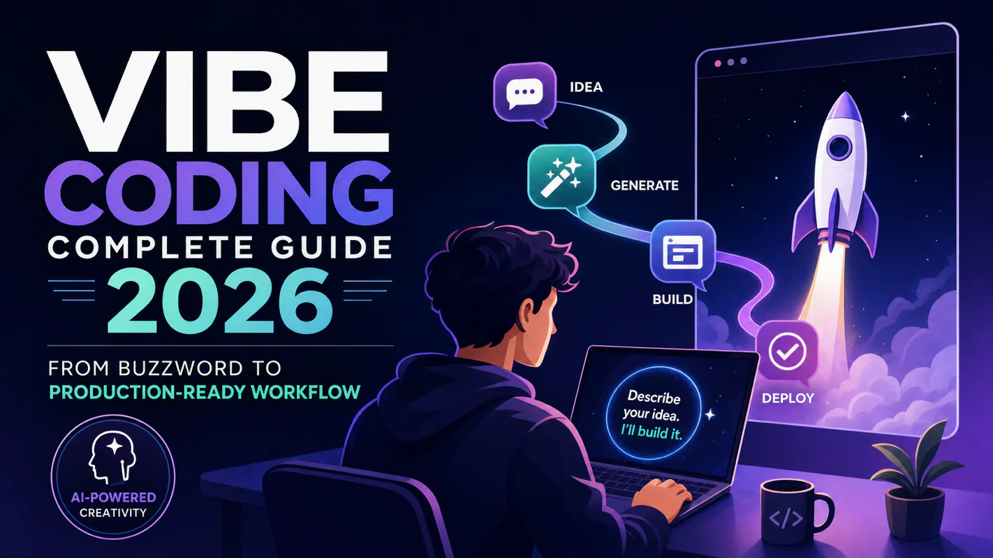 Vibe Coding Complete Guide 2026: From Buzzword to Production-Ready Workflow technical illustration for AI Workflow Pro readers